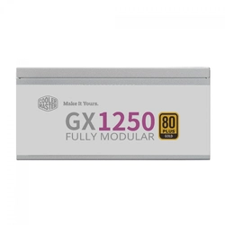 Fonte 1250W Cooler Master Master GX 80 Plus Gold Full Modular Branca - MPE-C501-AFCAG-3GB1