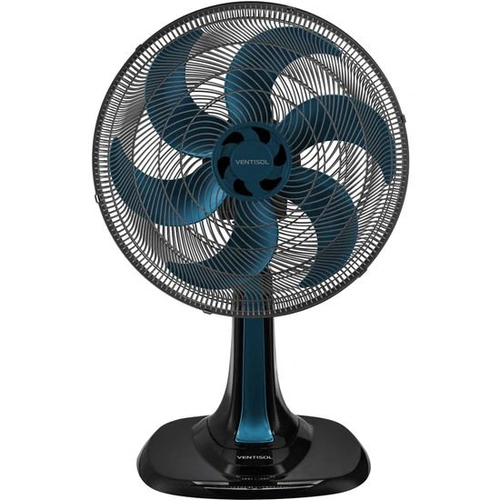 Ventilador De Mesa Ventisol Turbo 6 40cm Azul 127v