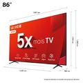 Tv 86p Lg Smart Ai Thinq 4k Comando Voz - 86ut8050psa