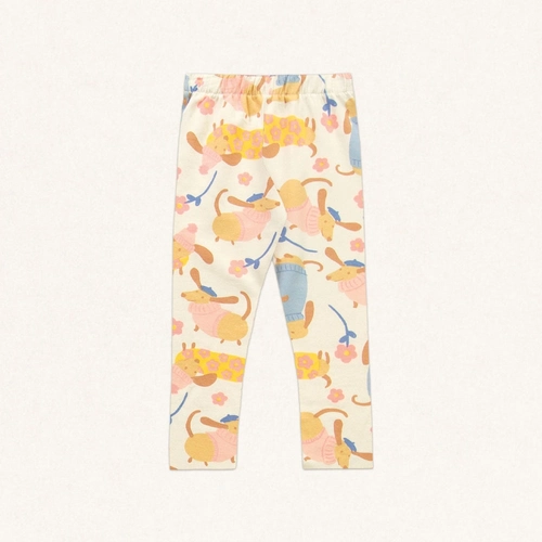 Calça Legging Estampada Cachorrinho Fakini - Feminina