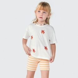 Bermuda Ciclista Estampada Listra Hering - Feminino