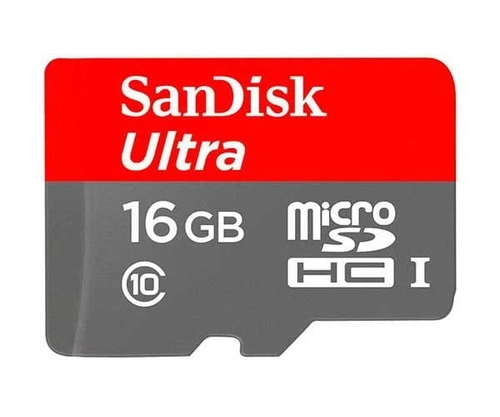 Cartao de Memoria SanDisk Ultra 16GB Micro SDHC UHS-I Classe 10 - SDSQUNC-016G-GN6MA