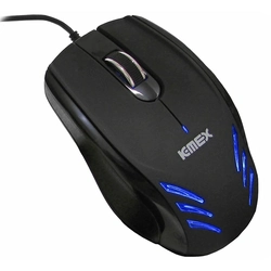 Mouse K-MEX MOH333 USB Led Azul 800DPI - MOH333UP0040BOX