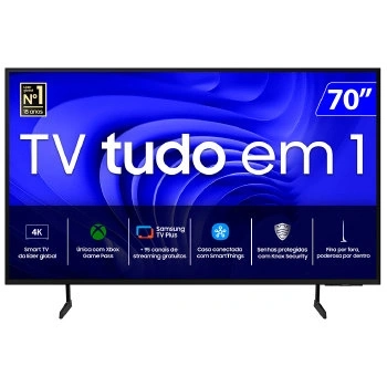 Tv 70p Samsung Crystal Smart 4k Comando Voz - Un70du7700gxzd