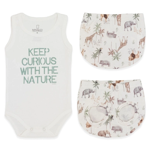 Conjunto Body Regata e Cobre Fralda Masculino – Savana