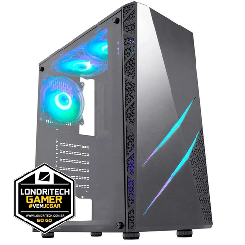 Computador Londritech AMD Athlon 3000G 3.5GHz, B450, Memória 8GB, SSD 240GB, Vídeo Radeon Vega 3 Graphics