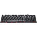 Teclado Gamer Hydra 107 Teclas + 12 Multimídia Com Led Vermelho Sensacao Tecla Mecanica - Gt702
