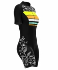 Macaquinho de Ciclismo Feminino Flor de Cera