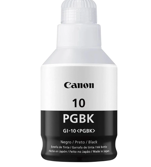 Refil Canon GI-10 Preto Original Para Canon G6010, G7010, GM2010, GM4010, G5010 - CX 1 UN