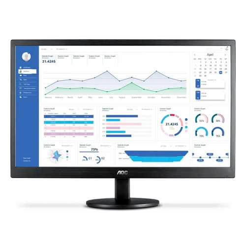 Monitor Aoc 15.6 Led 60hz Hd Vga E1670swu/wm