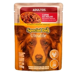 SACHE SP DOG CARNE AD CX C/ 12 UNI