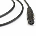 Cabo para Microfone Xlr Macho / Xlr Femea Ninja Lw 30ft 9,15 Metros Preto