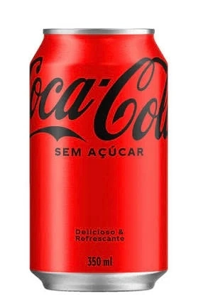 Refrigerante Coca Cola Zero Açúcar 350ml