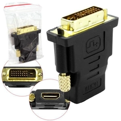 Adaptador DVI x Hdmi (DVI-D Macho x Hdmi Femea) - AD0270