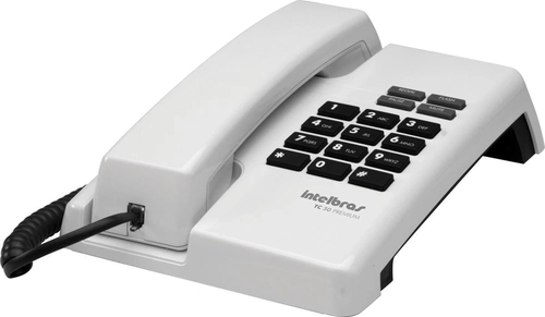 Telefone Tc50 Premium Branco Função Flash, Redial, Pause e Mute 4080085