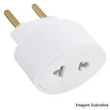 Adaptador Universal 2P 10A Branco