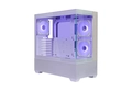 Gabinete Cooler Master Elite 690 Wood Atx Vidro Panoramico 3 Fans Argb Branco    E690-whnn-s00