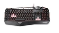 Teclado PC USB Gamer Warrior Tc209 Led Usb Preto Grafite