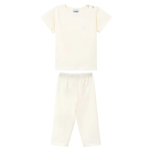 Conjunto Camiseta Manga Curta e Calça em Cotton Lik Kids - Menino