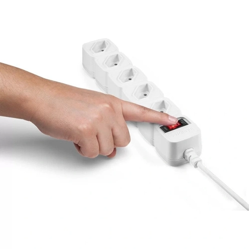 Protetor De Linha Intelbras Com 5 Tomadas Epe 205 - Branco