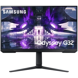 Monitor Samsung Gamer Odyssey G32 27 165hz 1ms Fhd Hdmi Dp Headphone Has Pivot Preto Série G32 - Ls27ag320nlxzd