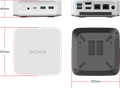 Nuc Mini PC White I3 1215U 3.30 Ghz Mem 8Gb Ddr4 Ssd 512Gb Nvme Wi-Fi Bluetooth Windows 11 Pro