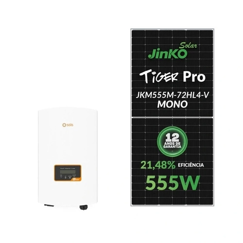 Gerador Solar Solis 13,32 Kwp Mon. 220v Fibromadeira (10k/555w)