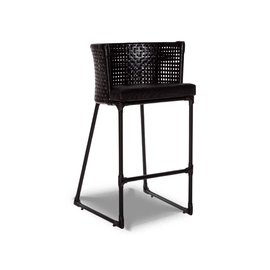 Banqueta Alta em fibra Sintética e Alumínio Epóxi Berlim