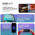 Smartphone Motorola G35 Xt2433-1 For Business Grafite 5g 128gb - Pb3f0009br