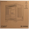 Gabinete Gamer Fortrek Clarity Branco Lateral Vidro