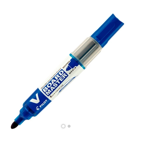 Pincel Marcador Para Quadro Branco Azul WBMA Recarregável Pilot