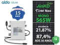 Gerador De Energia Solar Deye Micro Inversor Solo Romagnole Deye Microinversor Gf 3,39kwp Jinko Tiger Neo Mono 565w Sun 2kw 4mppt Mono 220v
