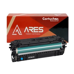 TONER COMPATÍVEL CF361A 61A 508A CIANO | M553DN M577DN | ARES Cor da