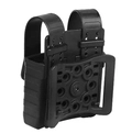 Porta Carregador Duplo Tab Lock Passador Bélica - Preto