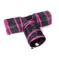 Brinquedo Túnel de Gato em Y Dobrável - Rosa