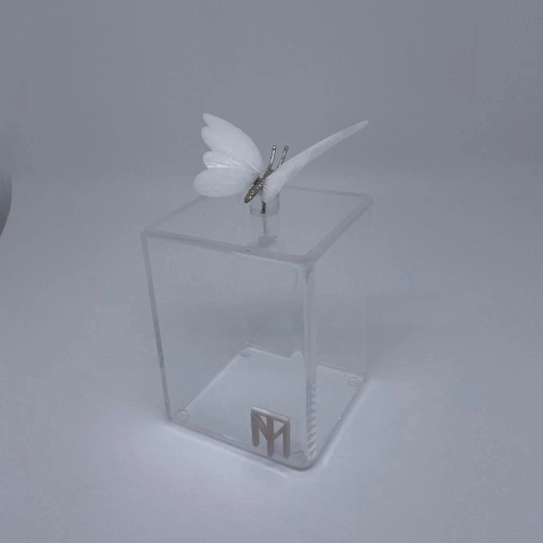 Porta Objetos Puxador Borboleta - Logo alto relevo inicial ou desenho