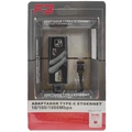Cabo F3 Adaptador Tipo C Para RJ45 Gigabit 10/100/1000 Mbps - JC-TYC-R02