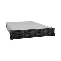 NAS Synology Rackstation 12 baias RS3621xs+ 2U (Intel Xeon D-1543 8GB DDR4, 4x 1GbE LAN, 2x 10GbE, 2x PSU s disco)