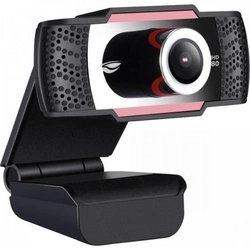 Webcam Full Hd C3tech 1080p Wb-100bk Preto
