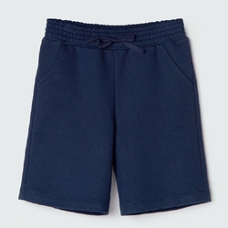 Bermuda em Moletom Básica Azul Marinho Hering - Masculino