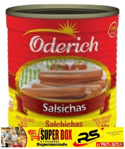 Salsichas Oderich 280g