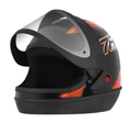 Capacete New Sport Moto Tamanho 58 Preto/laranja- Pro Tork