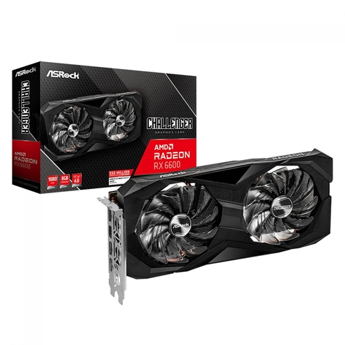 Placa de Vídeo 8GB RX6600 Asrock Radeon Challenger - 90-GA2RZZ-00UANF