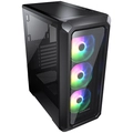 Gabinete Gamer Cougar Archon 2 RGB, Mid Tower, Vidro Temperado, ATX, Preto, Sem Fonte, Com 3 Fans - 385CC50.0003
