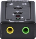 Adaptador Placa de Som Usb 7.1 Canais Virtual Ausb71
