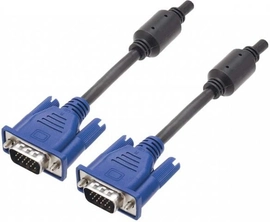 Cabo Vga Macho X Vga Macho C/ Filtro 1,5m Azul Importado