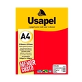 Papel A4 Vermelho 180g/m² 210mmX297mm Cx 50 Unidades Usapel