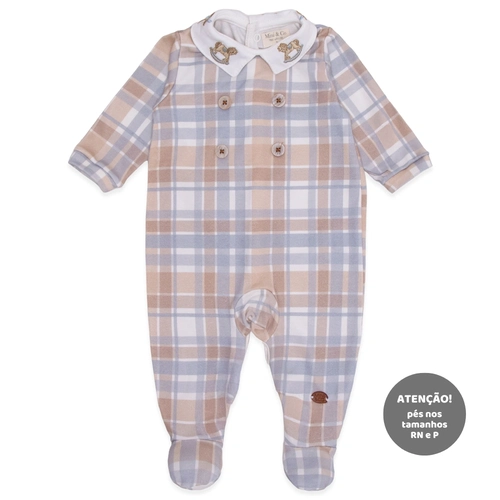 Macacão Manga Longa com Gola Bipartida Suedine Masculino – Brinquedos Masculinos