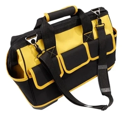 Bolsa Ferramentas Grande Reforçada Eletricista Mala Bolsos Cor Amarelo