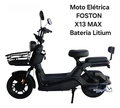 MOTO ELETRICA FOSTON X13 MAX - PRETO 1000W POTENCIA